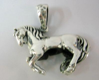 sterling silver Silver  Horse charm./Pendant
